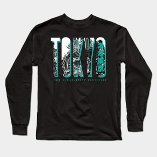 TOKYO Singularity Survivors  |  東京都  Japanese Style Design Long Sleeve T-Shirt